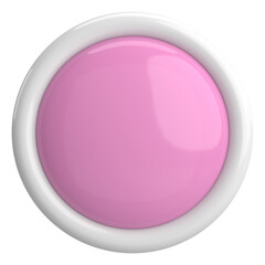 3D unchecked checkbox. Empty checkbox. 3D illustration.