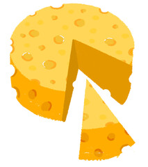 cute cartoon drawing food butter