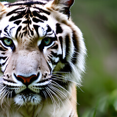 White Tiger Closeup photo