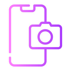 camera gradient icon
