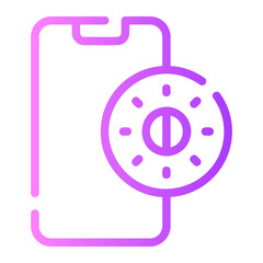 light sensor gradient icon