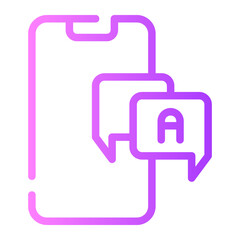 translate gradient icon