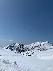 立山黒部アルペンルート室堂から見る立山連峰