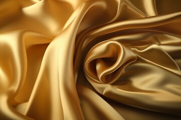 gold silk background from generative ai