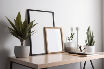 Stylish and minimalist photo frame mockup - The perfect template for showcasing your photography and design ideas