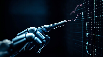 Fototapeta premium Artificial intelligence refers to the development of computer systems that can perform tasks that typically require human intelligence, such as learning, problem solving, and decision making.