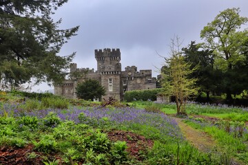 Wray castle in the lake district, uk