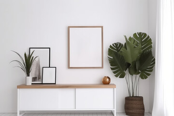 Stylish and minimalist photo frame mockup - The perfect template for showcasing your photography and design ideas