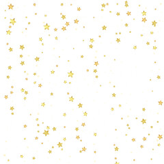Magic stars vector overlay.  Gold stars scattered