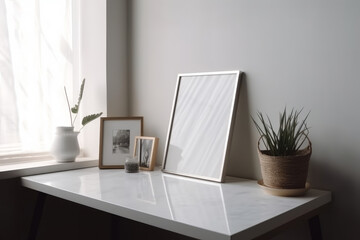 Stylish and minimalist photo frame mockup - The perfect template for showcasing your photography and design ideas
