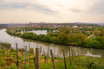 view of the river in the city