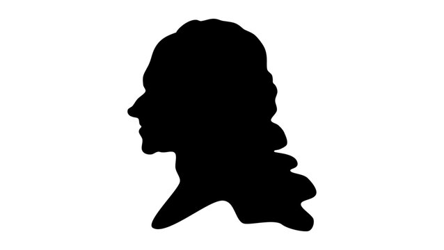 Voltaire silhouette