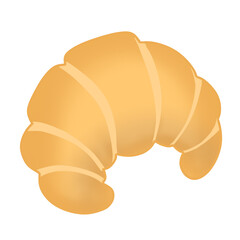 croissant isolated 