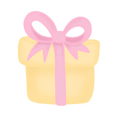 gift box with ribbon