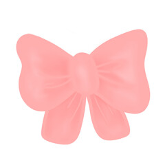pink ribbon bow