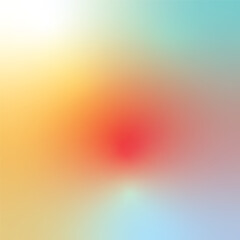 Red, yellow, tosca and purple gradient smooth background