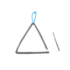 トライアングルのイラスト