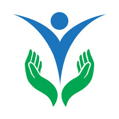 Obraz premium Logo Hand