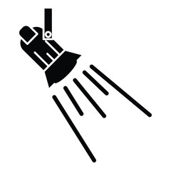 Spotlight icon design template isolated illustration