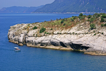 Tavsan Island in Amasra, Turkey