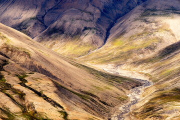 amazing nature and landscape of Svalbard