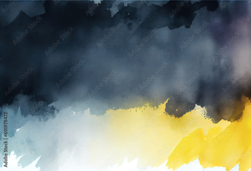 Poster captivating slategray gradient watercolor background in abstract style, generative ai