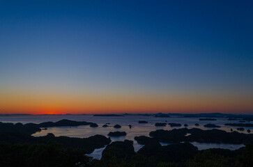 九十九島の夕景