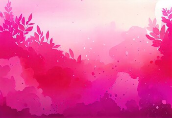 Fuchsia Watercolor Gradient Background: A Smooth and Vibrant Canvas, generative AI