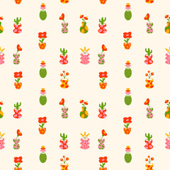 seamless pattern design. colorful seamless pattern illustration.  wall decoration art.