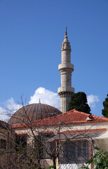 Fototapeta na wymiar Süleyman-Pascha-Moschee in Rhodos-Stadt