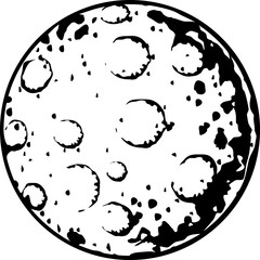 Full moon PNG Illustration