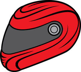 PNG illustration of motorcycle helmet