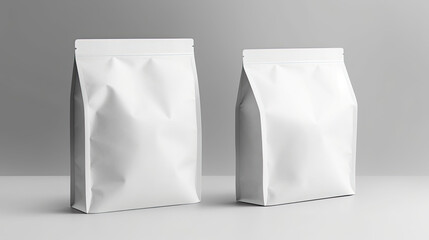 Paper Pouch Bag Mockup for Commercial Branding