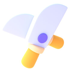 Garden shears 3D Rendered Image