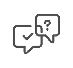 Fototapeta premium Feedback related icon outline and linear vector.