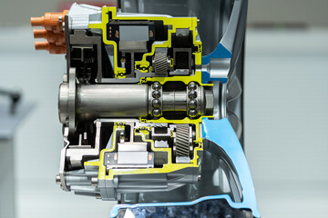 Electric car internal structure