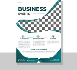 Corporate Business flyer template vector design, Flyer Template Geometric shape used for business poster layout, Company flyer, corporate banners, and leaflets. Graphic design layout 