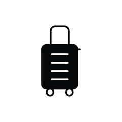 Luggage icon vector stock.