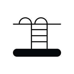Pool icon vector stock.
