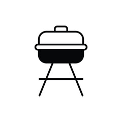 Outdoor Cooking icon vector stock.