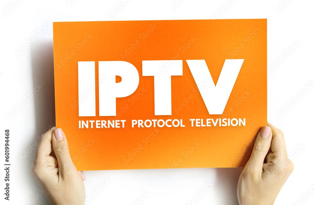 Poster iptv - internet protocol television is the delivery of television content over internet protocol net