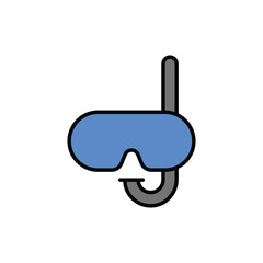 Scuba Diving icon vector stock.