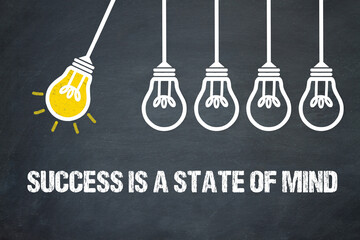 Fototapeta premium Success is a state of mind 