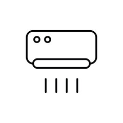 Air Conditioner icon vector stock.