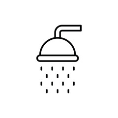 Shower icon vector stock.