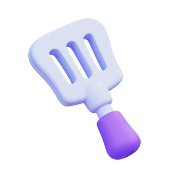 Spatula 3D Rendered Image