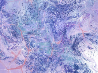 Marble colour with golden texture background watercolor acrylic paint gouache illustration