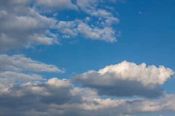 blue sky with clouds