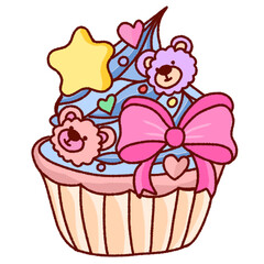 cupcakes, pastel, cute, cake, jelly, birthday