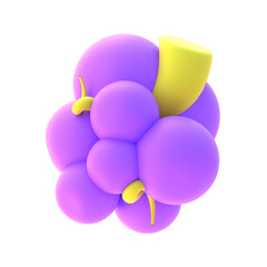 Grapefruit 3D Rendered Image